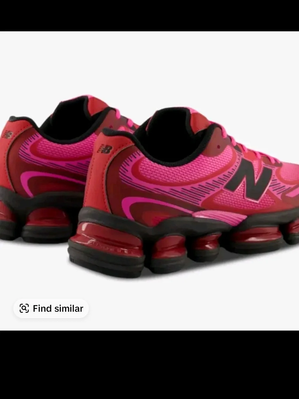 New Balance 2000 Women’s Pink and Black Athletic Running Sneakers Brand New 71/2